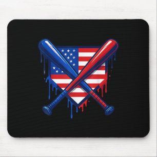 Baseball Thuisplaat Drip Jongens Ijs Amerikaans Vl Muismat