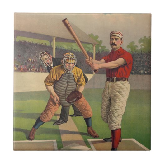  Baseball Tile Tegeltje (Voorkant)