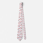 Baseball Tiled Design Necktie Stropdas (Voorkant)