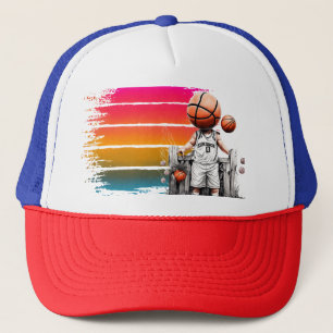 Baseball, Trucker hoeden met een ontwerp van Baske Pet