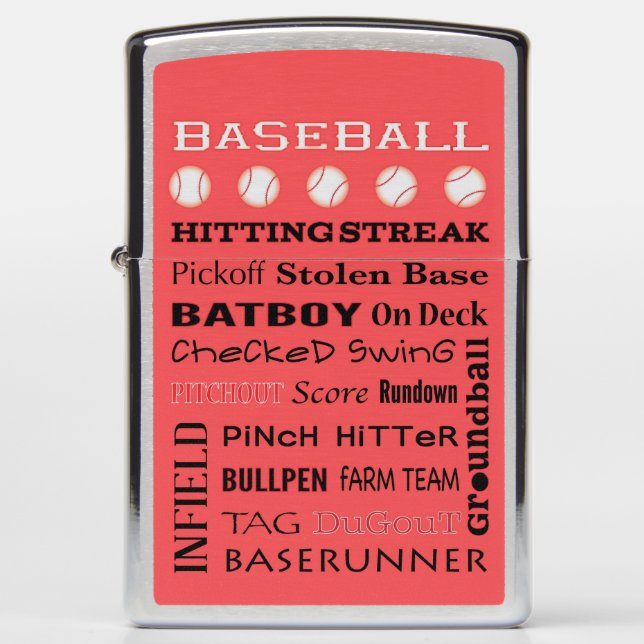 BASEBALL-typografie (Voorkant)