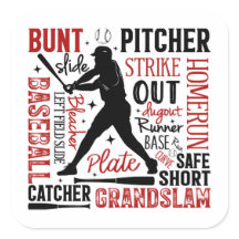 Baseball Typografie Gezegden en voorwaarden