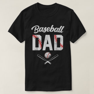Baseball Vader Gelukkige Vaderdag Shirt