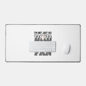 Baseball Vader Nummer 1 Fan Vintage Shirt Ontwerp_ Bureaumat (Keyboard & Muis)