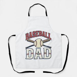Baseball Vader Vintage Gravure Shirt Ontwerp_1 Schort