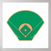 Baseball-veld Poster (Voorkant)