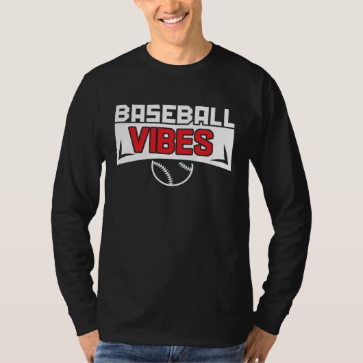 Baseball Vibes Baseball Coach Pitcher Batter Catch T-shirt (Voorkant)