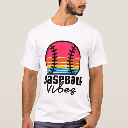 Baseball Vibes T-shirt (Voorkant)