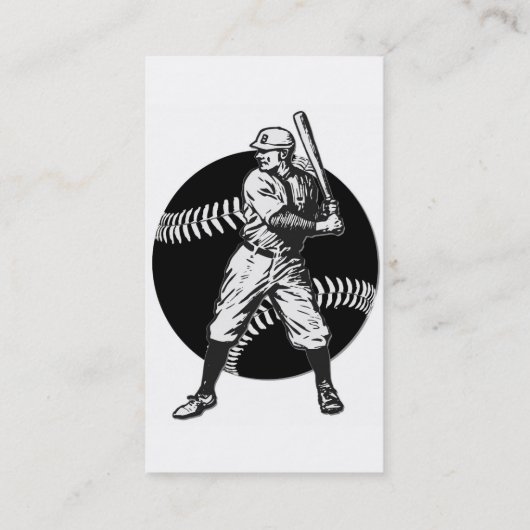 Baseball: Visitekaartje (Achterkant)