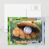Baseball Vous êtes Invité Cartes postales (Devant / Derrière)