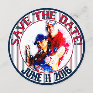 Baseball Wedding Save-the-Date-HOWARD, optie 3 Save The Date