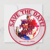 Baseball Wedding Save-The-Date-Sjabloon 01 Save The Date (Voorkant)