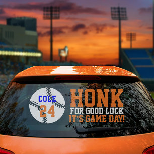 Baseball Wedstrijd Dag Achterruitsticker voor SUV Raamsticker
