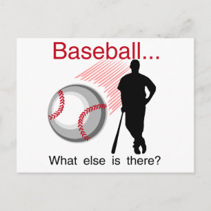 Baseball What Else T-shirts en cadeautjes Briefkaart