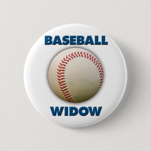 Baseball Widow Ronde Button 5,7 Cm (Voorkant)
