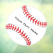 Baseball Window Cling Raamsticker (Vel 3)