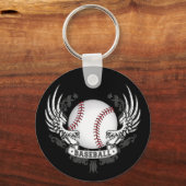 Baseball Wings Sleutelhanger (Voorkant)