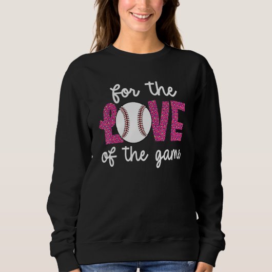 Baseball Womens Leopard Pattern Baseball Girl 7 Trui (Voorkant)