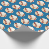 Baseball Wrapping Paper Cadeaupapier (Hoek)