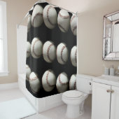 Baseballen Douchegordijn (In situ)