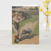 Baseballposter Kaart (Gele Bloem)