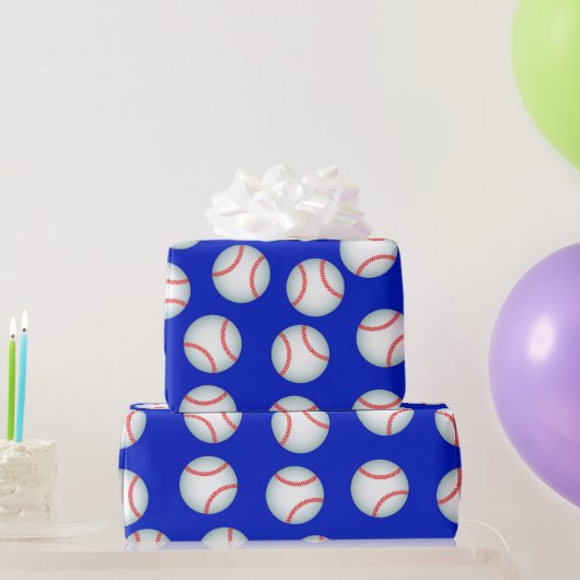 Baseballs Cadeaupapier (Feestgeschenken)