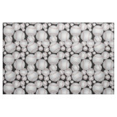 Baseballs Pattern Grey Stof (Fat Quarter)