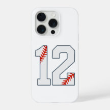Baseballshirt Rugnummer 12