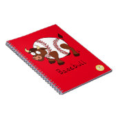 Basebull Funny Baseball Carnet Bull (Côté Droit)