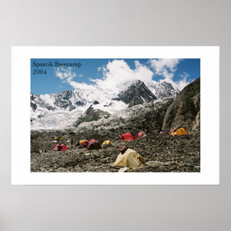 Basecamp op 4.200 m poster