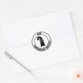 Basel Round Embleem Ronde Sticker (Envelop)