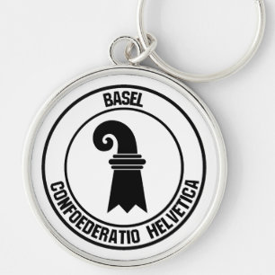 Basel Round Embleem Sleutelhanger
