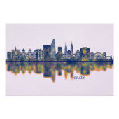 Basel Skyline Perfect Poster (Voorkant)