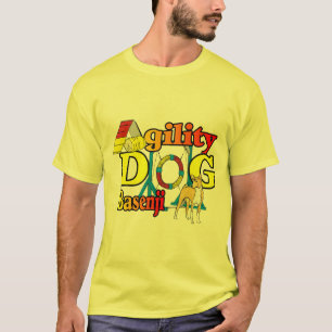 Basenji Agility Gifts T-shirt
