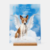 Basenji Angel Chien Nom animal de compagnie Memori (Recto)