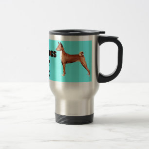 BASENJI BARK TRAVEL MUG REISBEKER