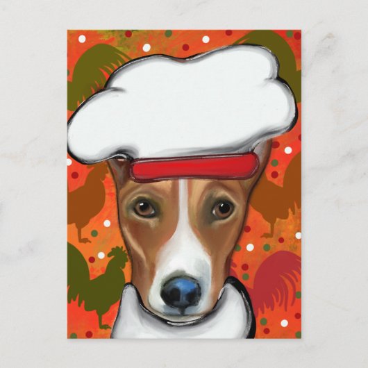 BASENJI BRIEFKAART (Voorkant)