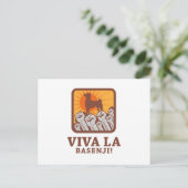 Basenji Briefkaart (Staand voorkant)