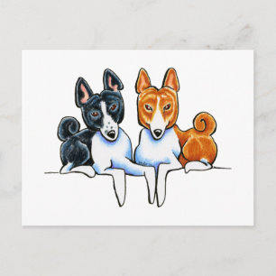 Basenji Buds Briefkaart