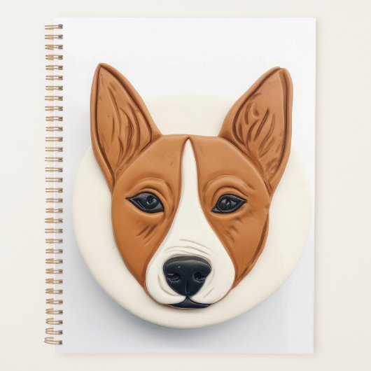 Basenji Chien 3D Inspiré (Devant)
