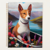 Basenji Chien sur une pagaie : une aventure Pittor (Devant)