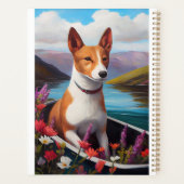 Basenji Chien sur une pagaie : une aventure Pittor (Dos)