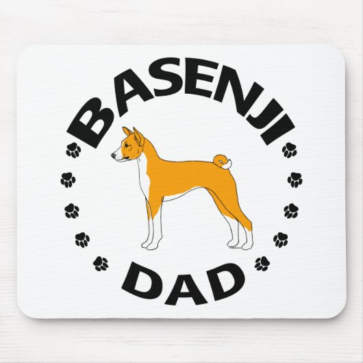 Basenji Dad Muismat (Voorkant)
