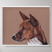 Basenji Dog Art Print (Voorkant)