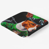 Basenji Dog fiets St. Patrick's Day Papieren Bordje (Gebogen)