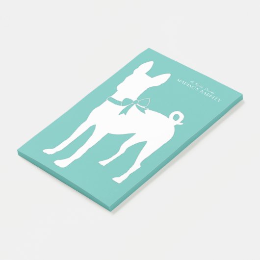 Basenji Dog Puppy Post-it® Notes (Schuin)