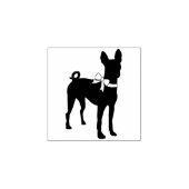 Basenji Dog Puppy Rubberstempel (Afrduk)