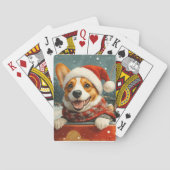 Basenji Dog Roller Onderzetter Kerst Pokerkaarten (Achterkant)