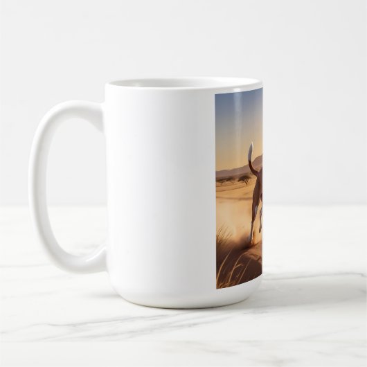 Basenji Elegant Café Mug (Gauche)