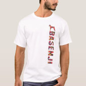Basenji Geometric Pattern Graphic T-shirt Multi (Voorkant)